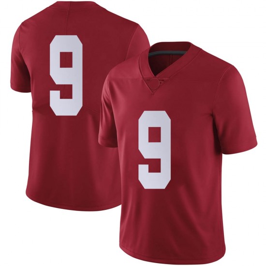 Alabama Crimson Tide Men's Bryce Young #9 No Name Crimson NCAA Nike Authentic Stitched College Football Jersey AI16I28VD